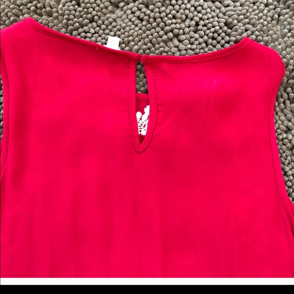 ADORABLE RASPBERRY COLORED DRESS - Picture 7 of 8